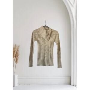 Love Change Cowl Beige Sweater Size Small :)